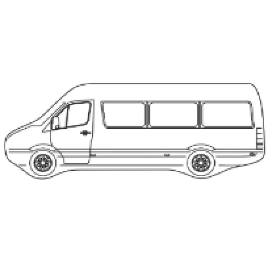 Sprinter Minibüs Topuzlu Canlandırma Ayna 100x250 mm
