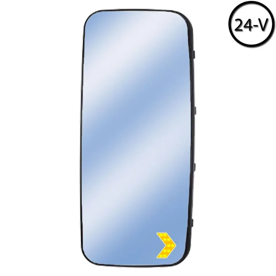 Axor Ym Rezistanslı Tırnaklı Sinyalli Plastik Yataklı Sağ Ayna Camı 24V 215x435 mm 002 811 46 33