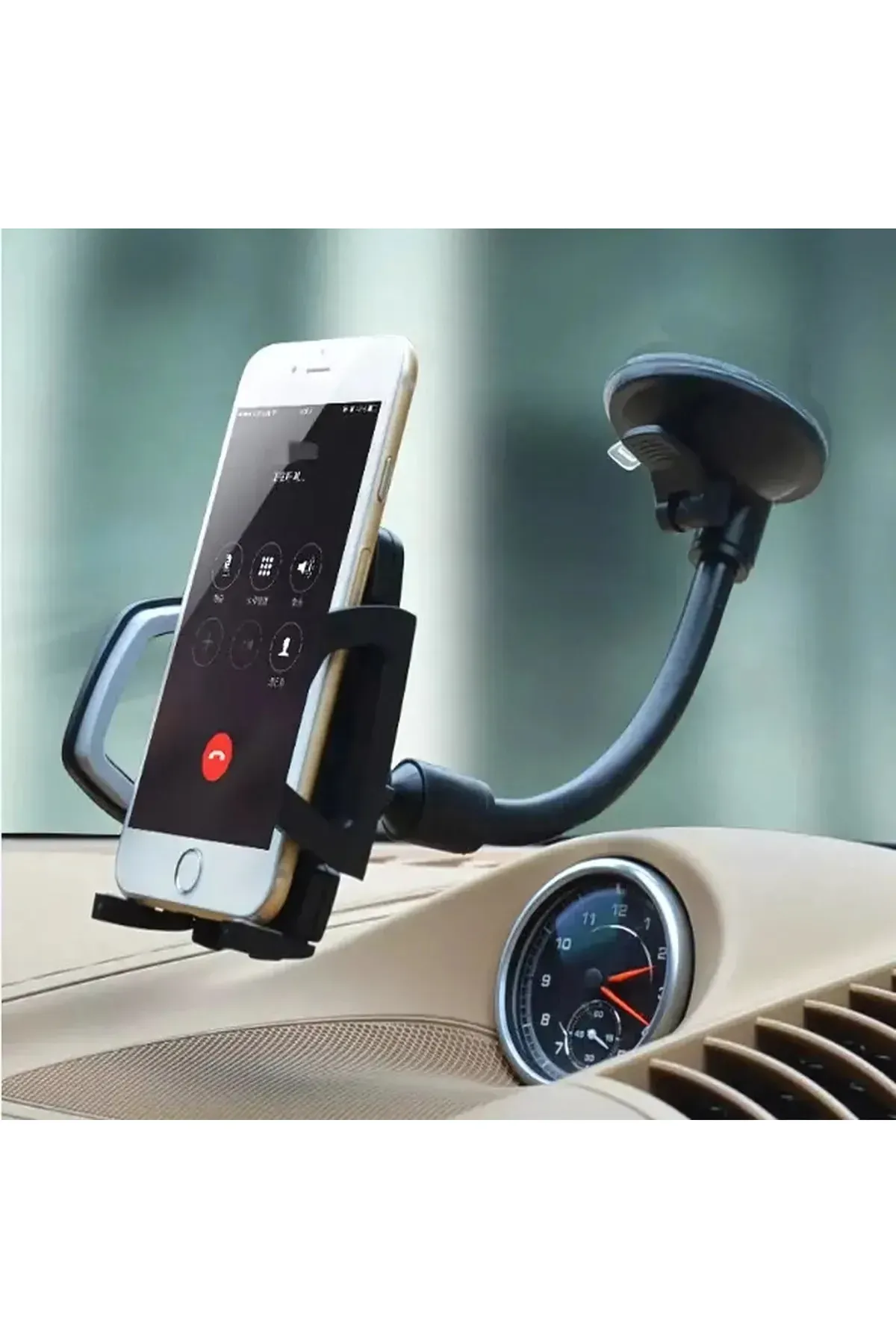 Auris ARS-H3 360° Döner Başlıklı Araç İçi Telefon Tutucu – Vantuzlu, Tüm Cihazlara Uygun