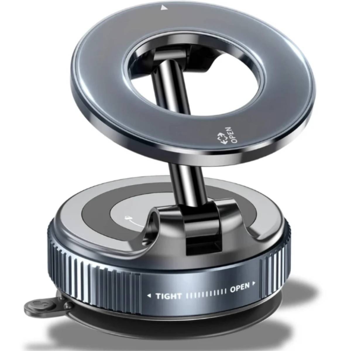 360 Dönebilen Ayarlanabilir Araç Içi Tutucu Kullanılabilen Vakumlu K007 Magsafe Telefon Tutucu