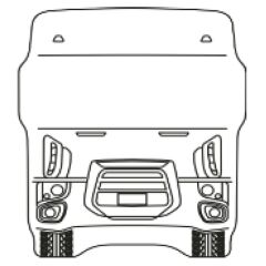 Ford Kabin Canlandırma Ayna Topuzlu 140x170 mm