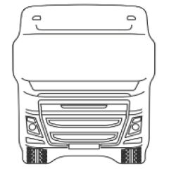 Volvo Kabin Canlandırma Ayna Topuzlu 140x170 mm