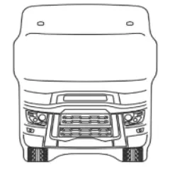Renault Kabin Canlandırma Ayna Topuzlu 140x170 mm