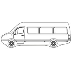 Sprinter Minibüs Canlandırma Ayna Kiva 100x250 mm