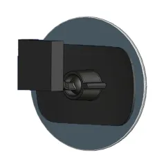 Ufo Eğik Kollu Universal İç Dikiz Aynası r450 Ø170 mm