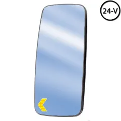 Axor Atego Rezistanssız Sinyalli Plastik Yataklı Sol 3 mm Ayna Camı 380x170 mm