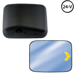 Cargo YM Man Sinyalli Rezistanslı İlave Ayna 24V 219x170 mm
