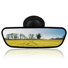 Universal Pırlanta Kiva-3 Vantuzlu İç Dikiz Aynası 171x56 mm Siyah