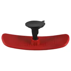 Universal Pırlanta Kiva-4 Vantuzlu İç Dikiz Aynası 212x59 mm Kırmızı