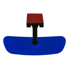 Universal Pırlanta Eğik Kollu-3 İç Dikiz Aynası 171x56 mm Mavi