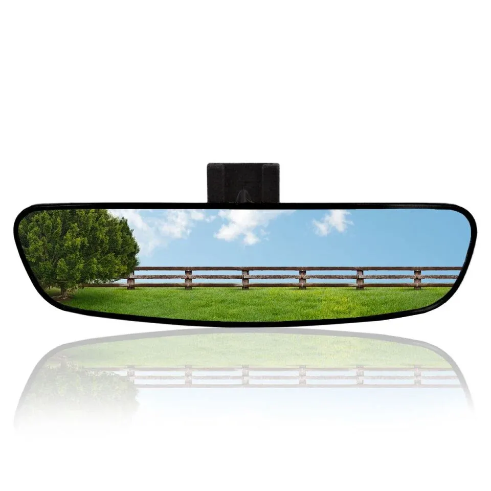 Universal Pırlanta Dik Kollu-5 İç Dikiz Aynası 249x64 mm Siyah